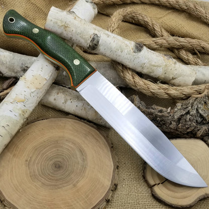 Scout: Green Burlap, Orange and Toxic Green G10 Liners