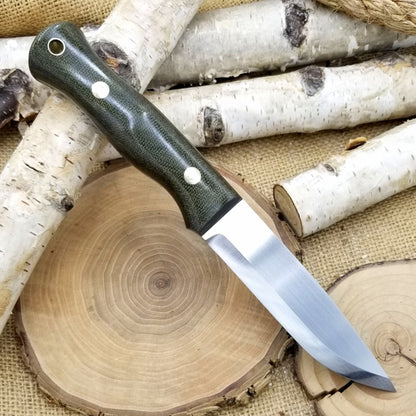 Explorer 3V: Green Canvas Micarta