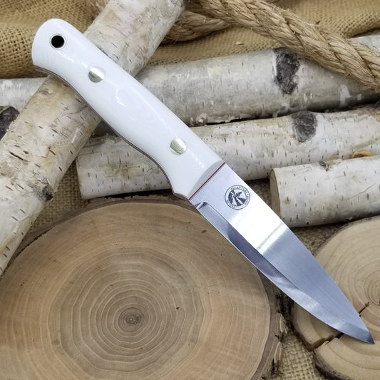 Classic: White G10, red and white liners