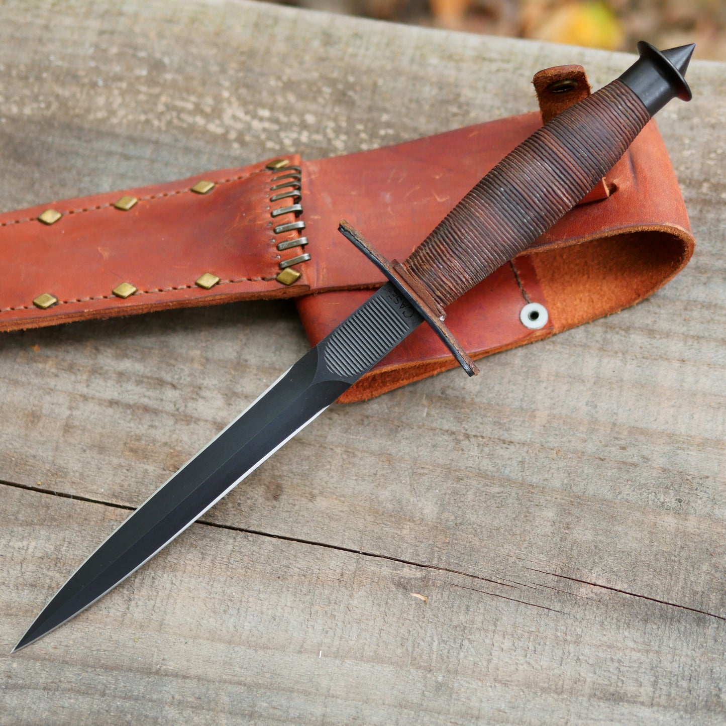 Case V-42 Stiletto Military Commemorative Knife