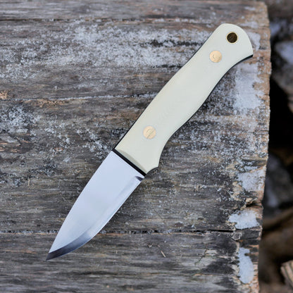 (Sold) TDK: 3" Classic, Ivory & Black G10