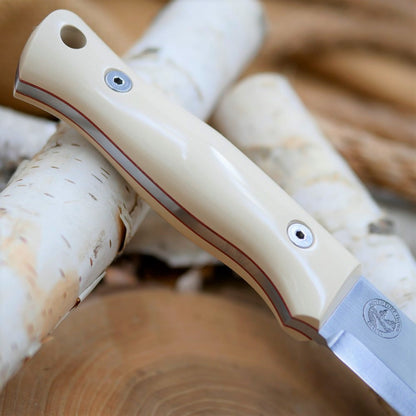 Classic: Ivory Paper Micarta & Cinnamon (r-series)