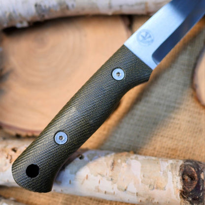 Classic: Green Canvas Micarta & Orange G10 (R-Series)