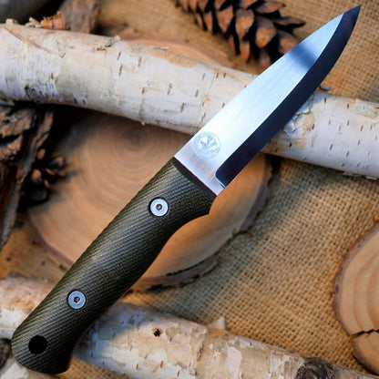 Classic: Green Canvas Micarta & Orange G10 (R-Series)