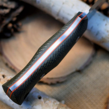 Classic: Green Canvas Micarta & Orange G10 (R-Series)