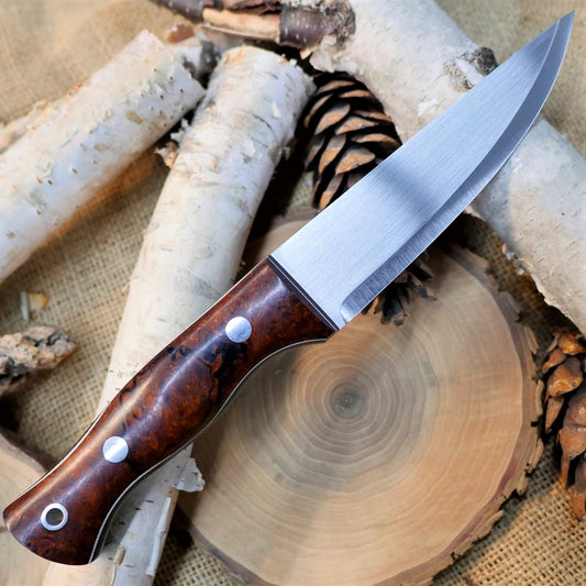 Tradesman: CPM 3V, Ironwood Burl & Double Liners