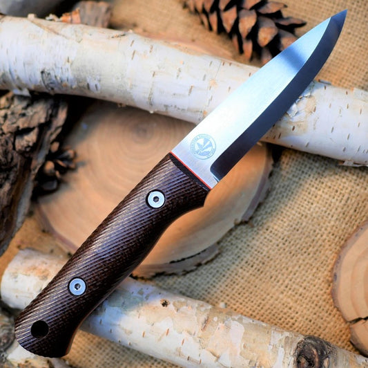 Classic: Brown Burlap & Orange G10 (r-series)