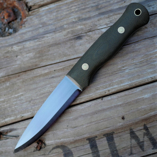 Mountaineer: Green Canvas Micarta
