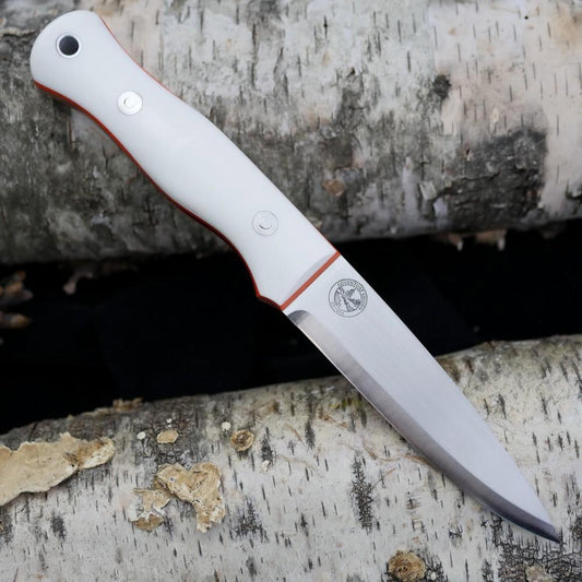 Mountaineer: White Linen & Orange G10