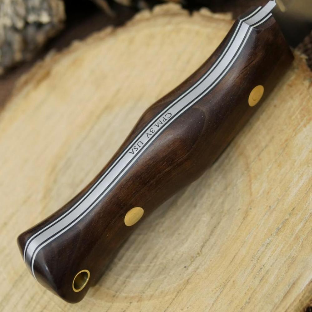 CPM 3V Explorer: Walnut & Triple Liners - Adventure Sworn Bushcraft Co.