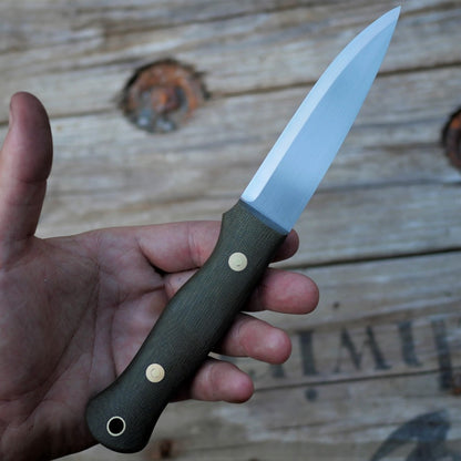 Mountaineer: Green Canvas Micarta