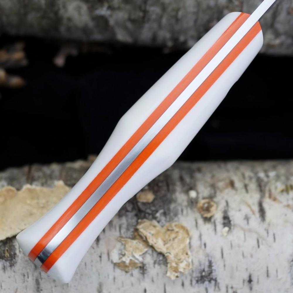 Mountaineer: White Linen & Orange G10