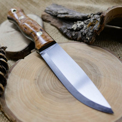 Explorer: CPM S35VN Karelian Birch & Double Liners