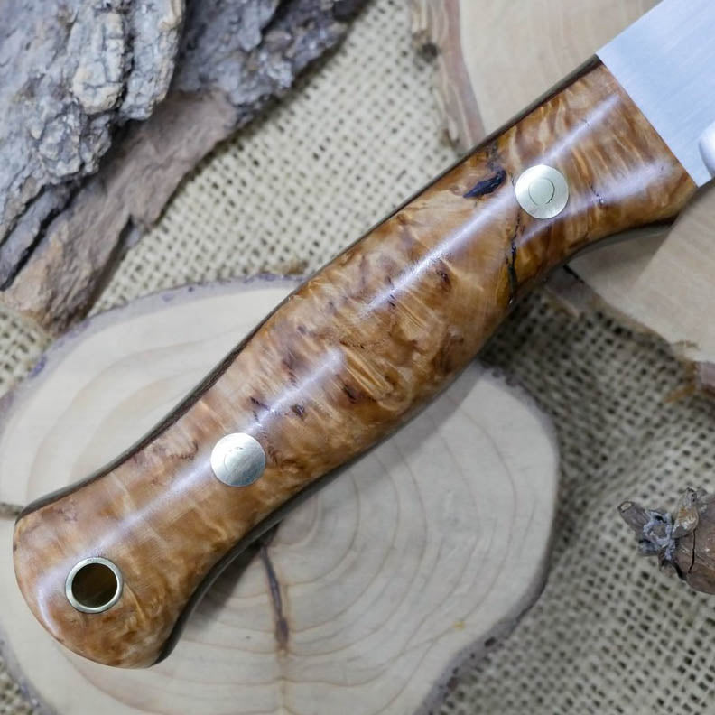 Explorer: CPM S35VN Karelian Birch & Double Liners