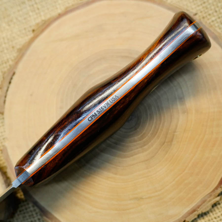 Explorer: CPM S35VN Ironwood & Hunter Orange G10