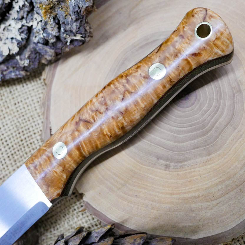 Explorer: CPM S35VN Karelian Birch & Double Liners