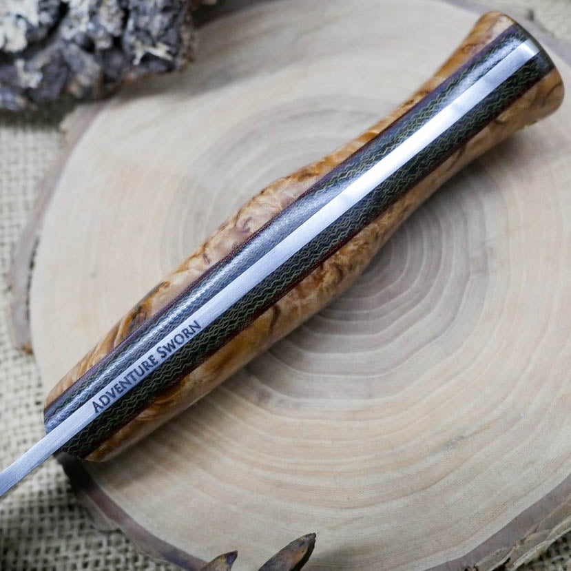 Explorer: CPM S35VN Karelian Birch & Double Liners