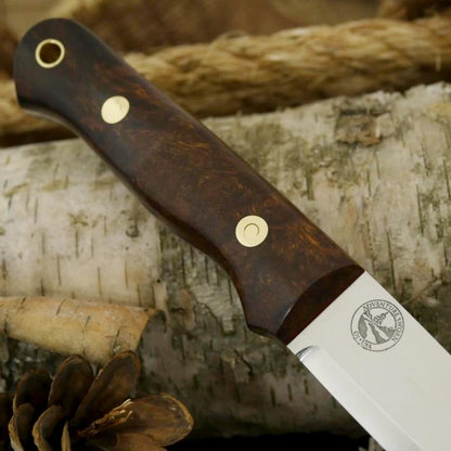 Classic: Ironwood Burl & Red G10