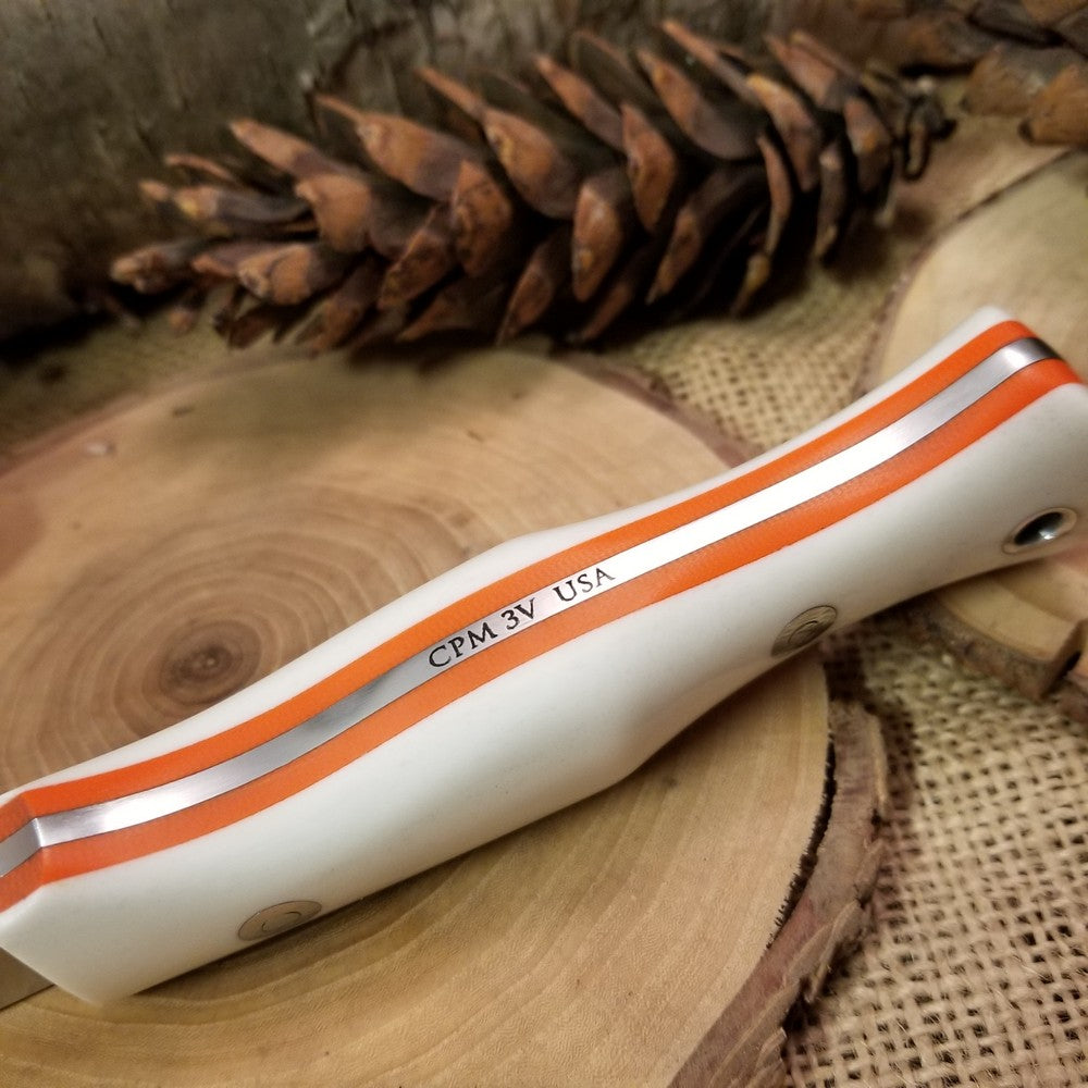 Explorer: White Linen & Orange G10