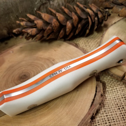 Explorer: White Linen & Orange G10