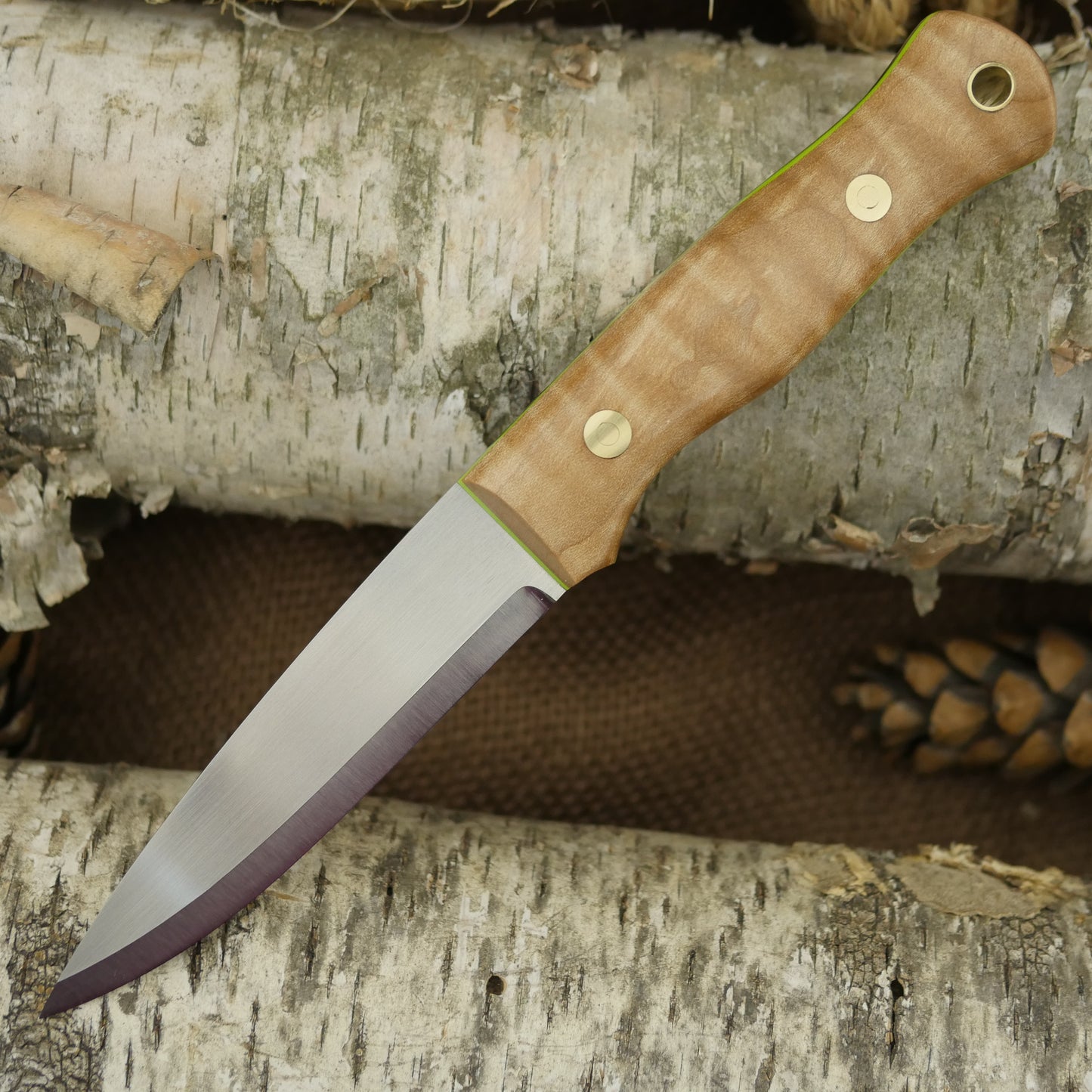 Mountaineer: Curly Maple & Toxic Green G10