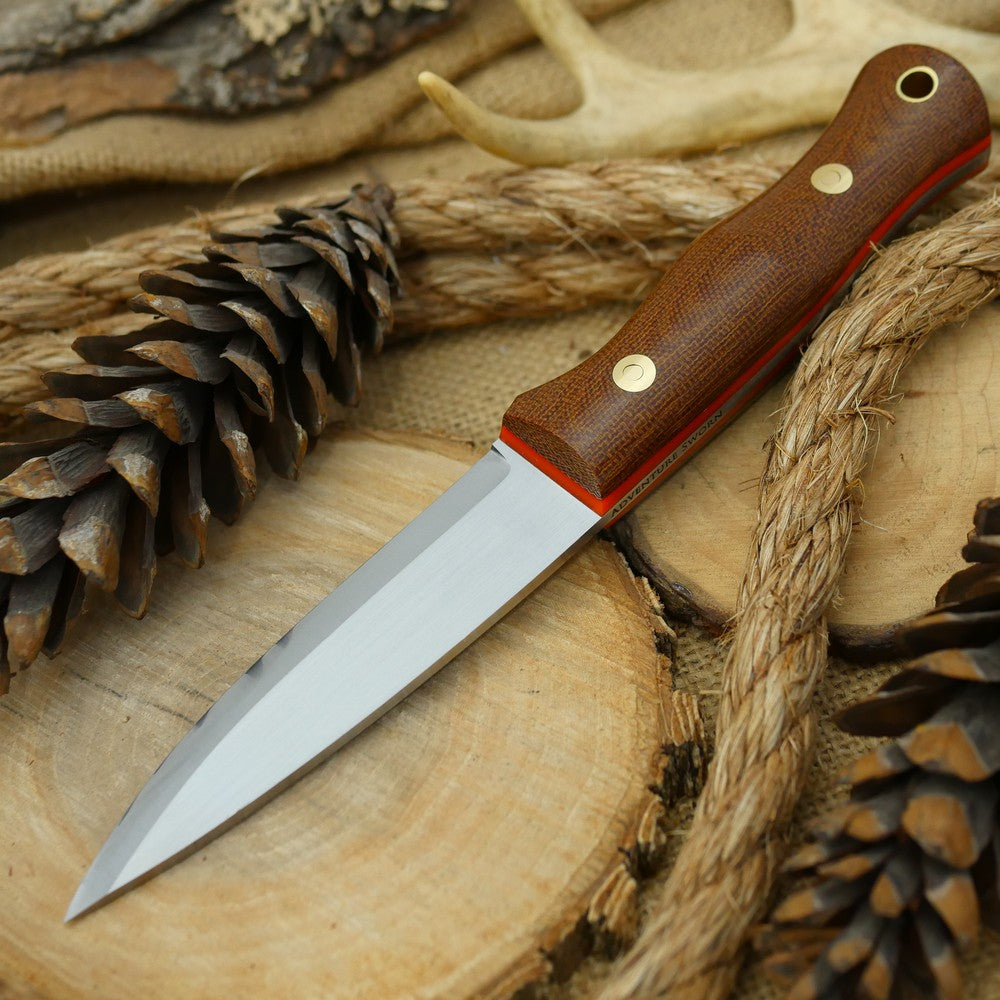 Mountaineer: Natural Brown Canvas & Thick Orange