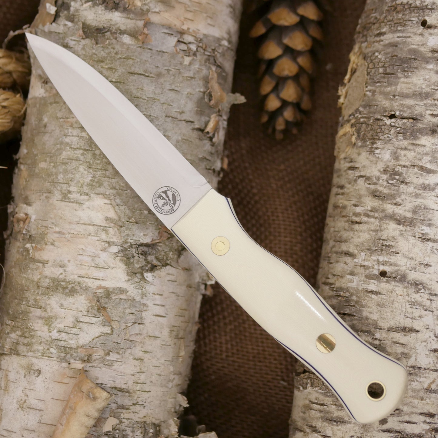 Mountaineer: Ivory G10 & Floating Purple G10
