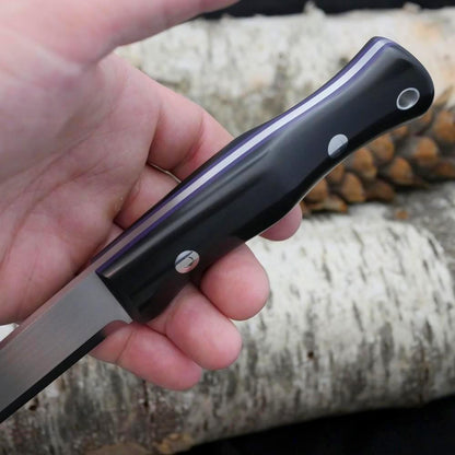 Mountaineer: Black Richlite & Purple G10