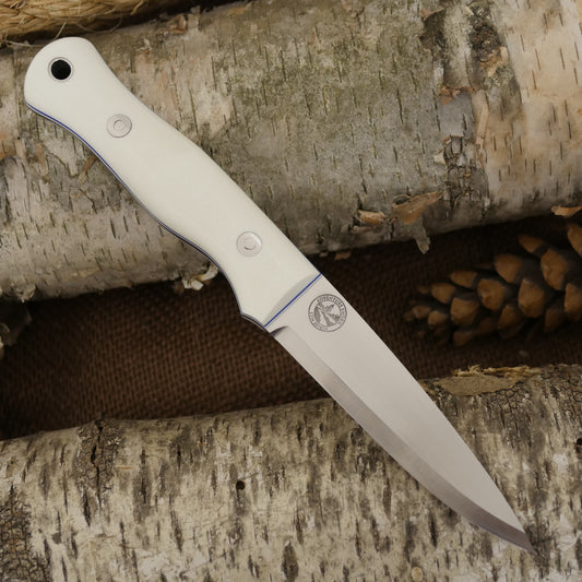 Mountaineer: White G10, Blue & White G10