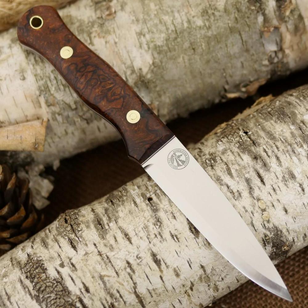 Mountaineer: Ironwood Burl & Red and White G10