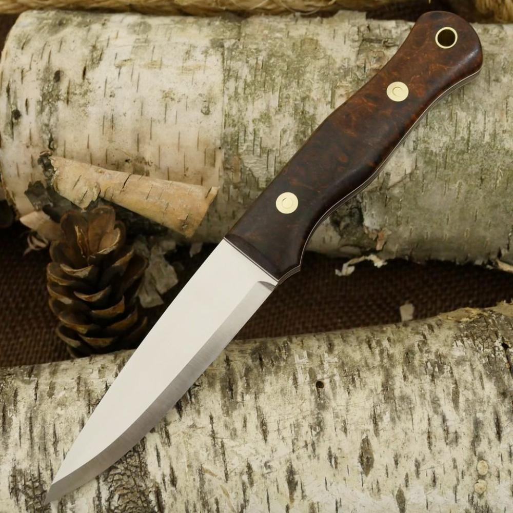 Mountaineer: Ironwood Burl & Red and White G10