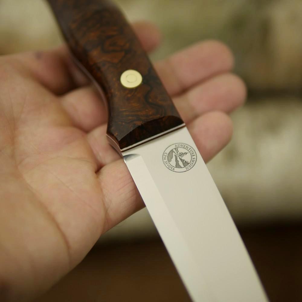 Mountaineer: Ironwood Burl & Red and White G10