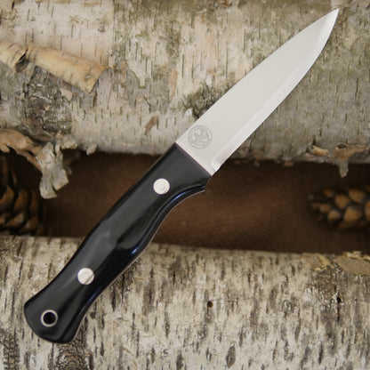 Mountaineer: Black Canvas, White & Red G10