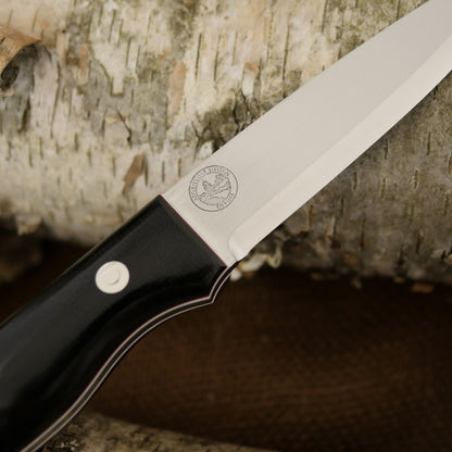 Mountaineer: Black Canvas, White & Red G10