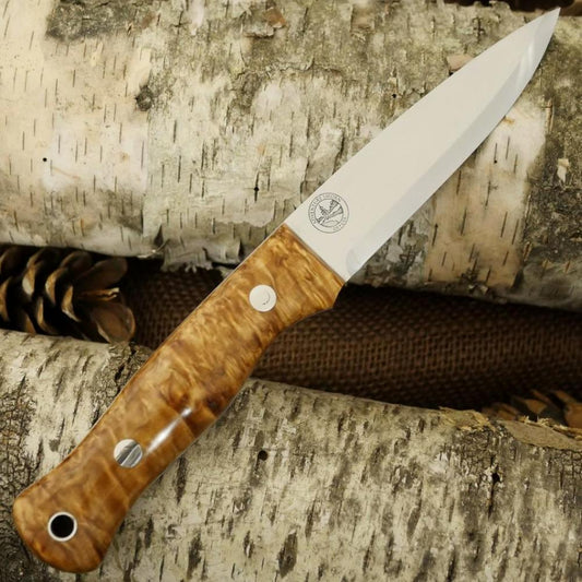 Mountaineer: Karelian Birch, Blue & White G10