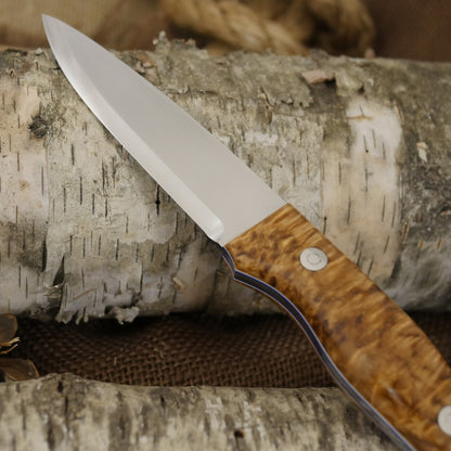 Mountaineer: Karelian Birch, Blue & White G10
