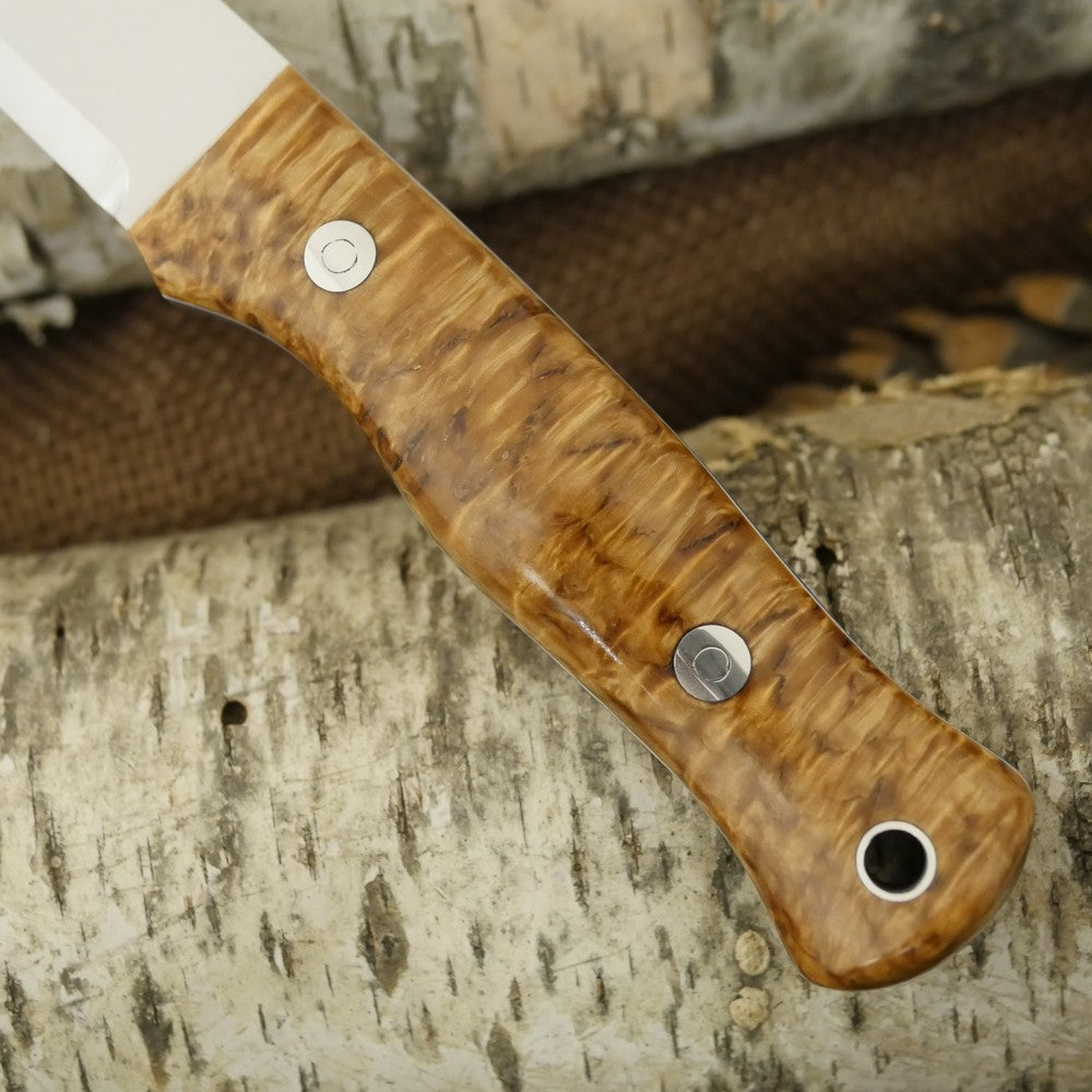 Mountaineer: Karelian Birch, Blue & White G10