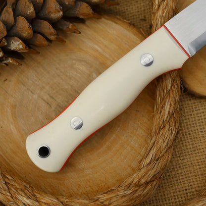 Mountaineer: White Linen & Orange G10