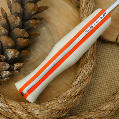 Mountaineer: White Linen & Orange G10