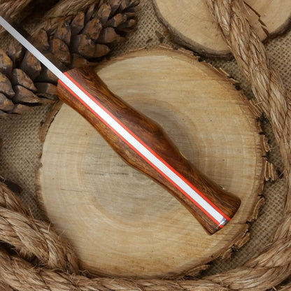 Tradesman: Desert Ironwood & Orange G10