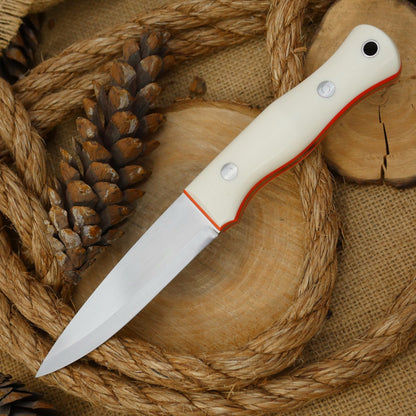 Mountaineer: White Linen & Orange G10