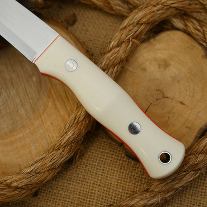 Mountaineer: White Linen & Orange G10
