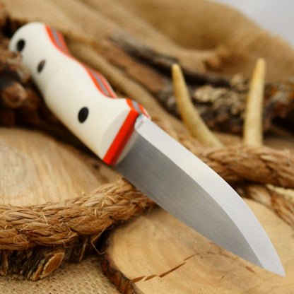 Mountaineer: White Linen & Orange G10