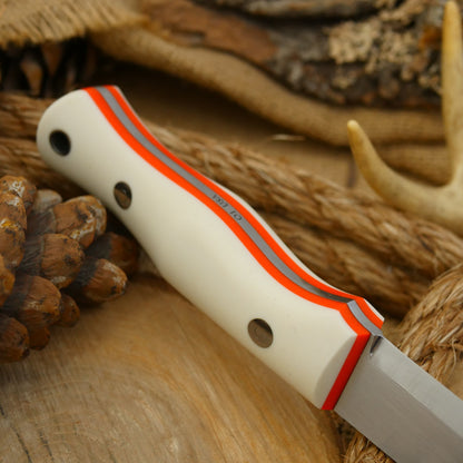 Mountaineer: White Linen & Orange G10