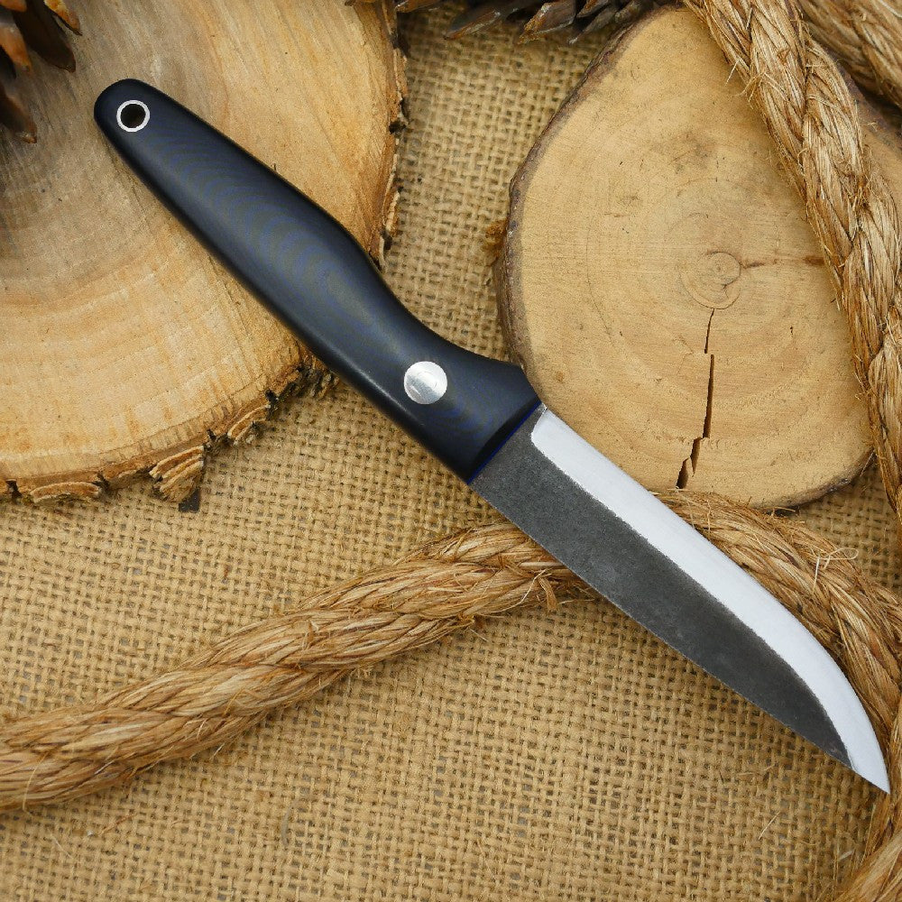 Hiker: CPM 3V Blue & Black Richlite - Adventure Sworn Bushcraft Co.
