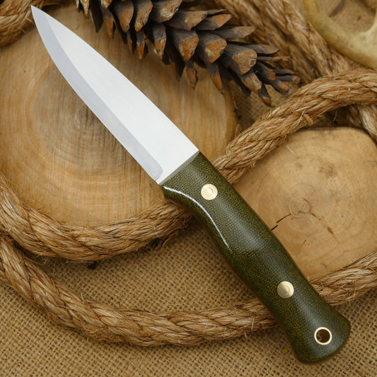 Mountaineer: Green Canvas & Natural Brown Canvas