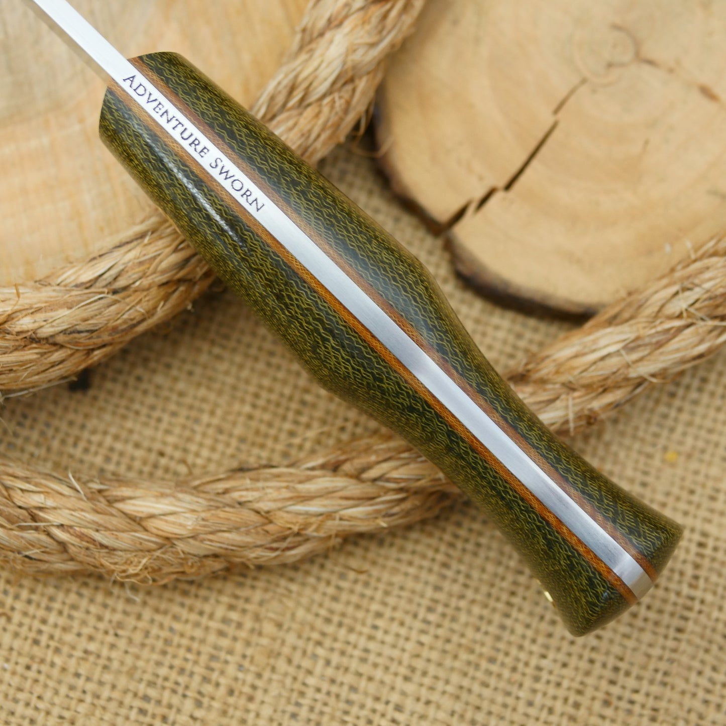Mountaineer: Green Canvas & Natural Brown Canvas