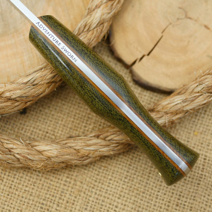 Mountaineer: Green Canvas & Natural Brown Canvas