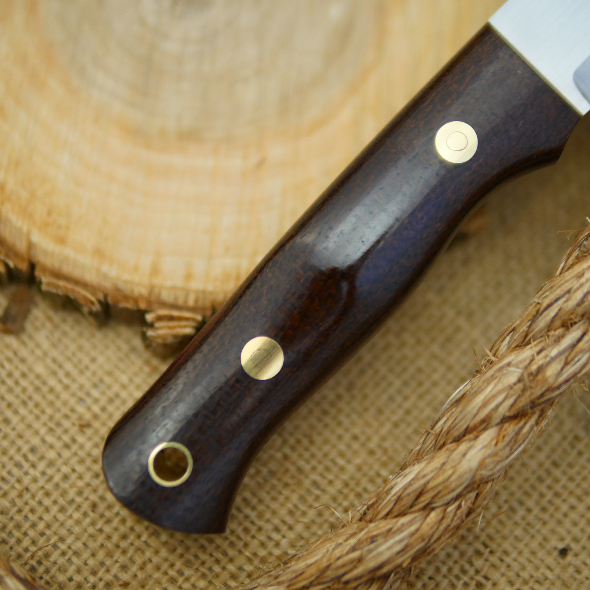 Classic: Barbwire Micarta & Maroon Canvas - Adventure Sworn Bushcraft Co.