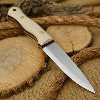Mountaineer: Ivory Paper & Maroon Canvas